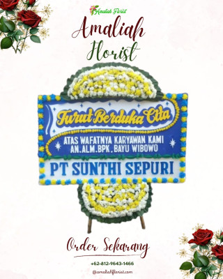 Papan Bunga Duka di Kricak