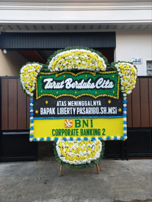 Papan Bunga Duka di Kricak