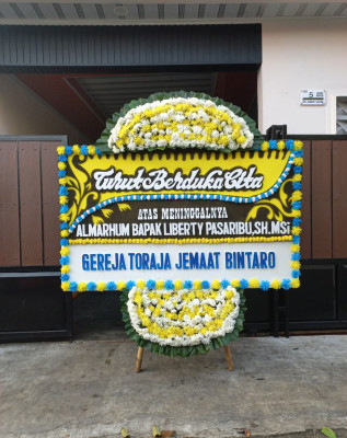 Papan Bunga Duka di Kricak