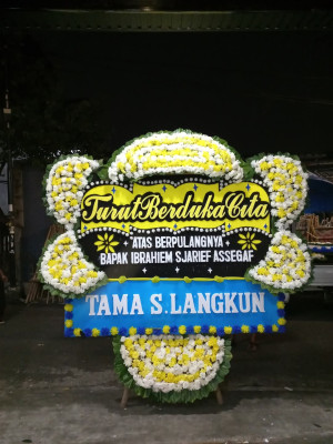 Papan Bunga Duka di Kricak
