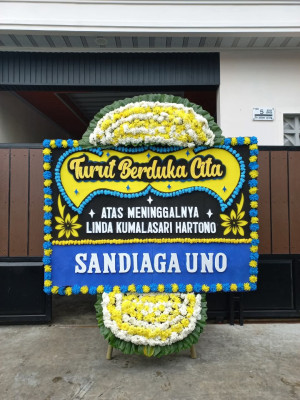 Papan Bunga Duka di Kricak